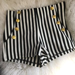 Forever 21 Stripe Shorts
